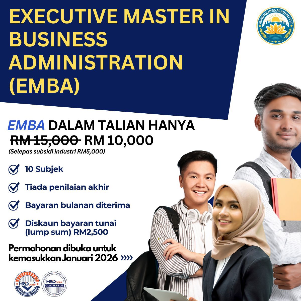 Executive MBA Program Poster - Mindfulness Academy